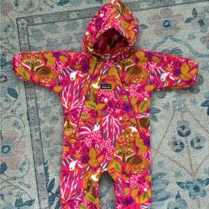 Patagonia Hooded Baby Onesie